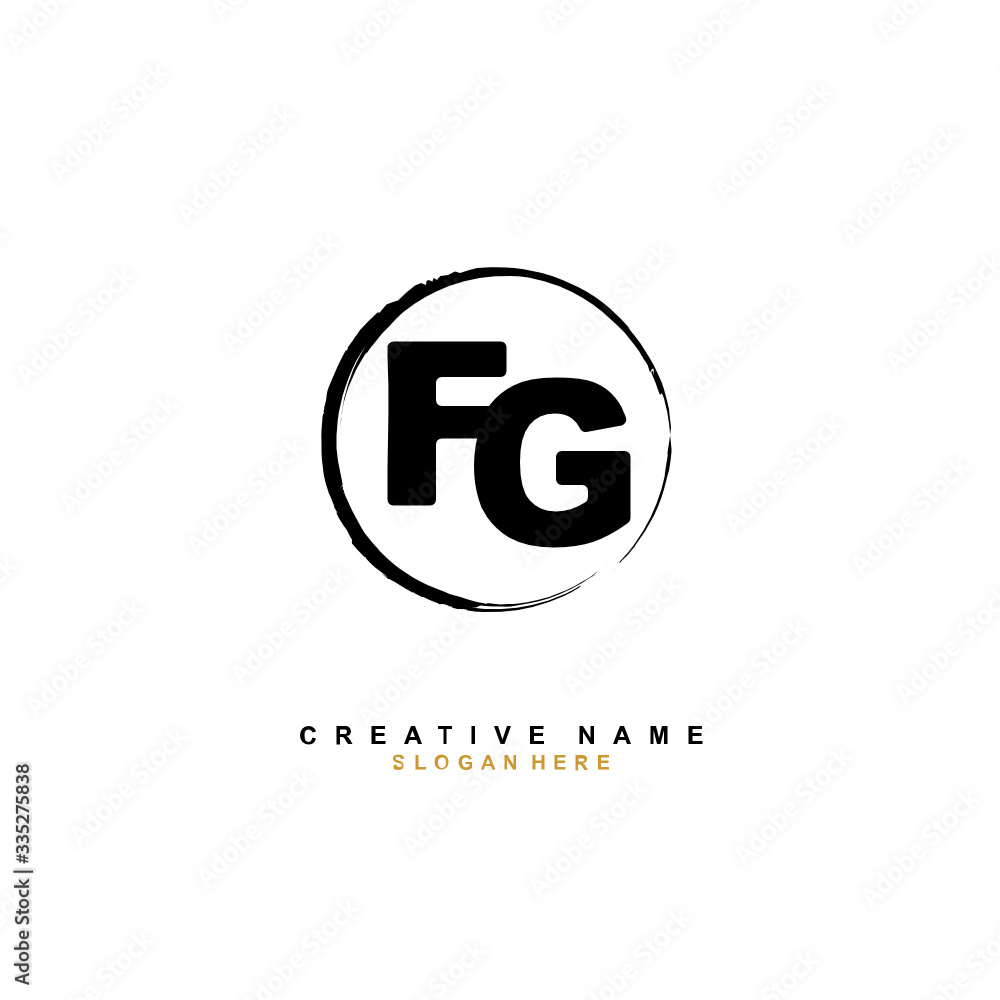 F G FG Initial logo template vector. Letter logo concept F G FG Initial logo template vector. Letter logo concept