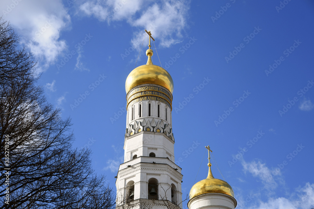 Architecture of Moscow Kremlin. Popular landmark. Architecture of Moscow Kremlin. Popular landmark.