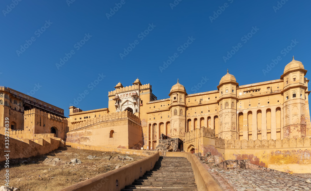 Amber Fort in Amer district of Jaipur, India