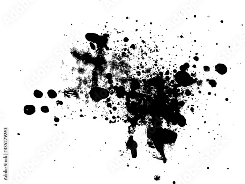 Grunge Distressed Splatter Splash Stain