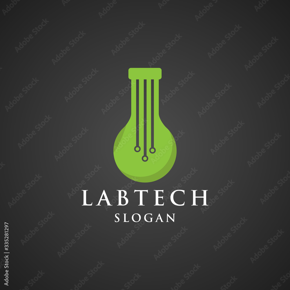 Tech lab logo design vector Tech lab logo design vector
