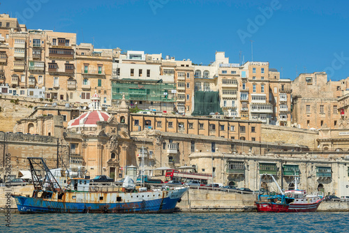 Fototapeta Naklejka Na Ścianę i Meble -  Malta / Malta 09/30/2015.Panoramic view of Valletta, Malta