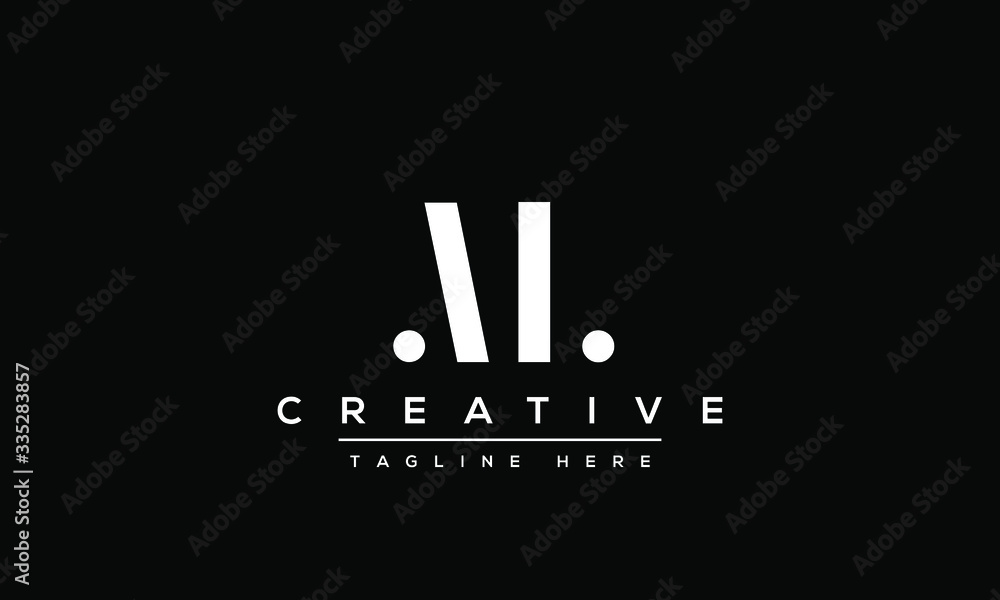 AL Letter Logo Design. Creative Modern A L Letters icon vector Illustration. AL Letter Logo Design. Creative Modern A L Letters icon vector Illustration.