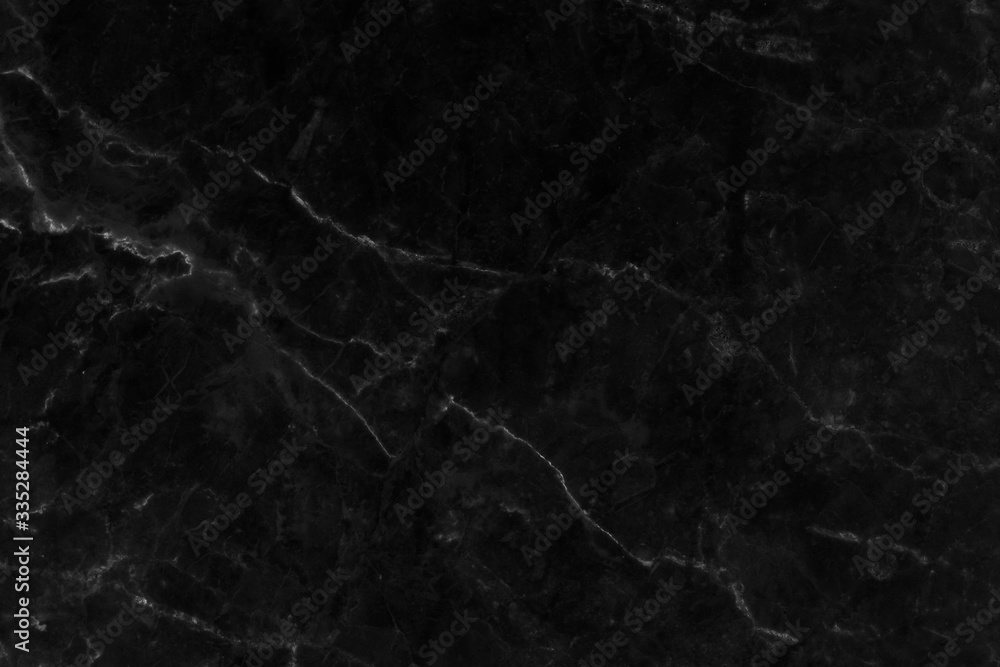Black marble texture pattern with high resolution. - obrazy, fototapety, plakaty 