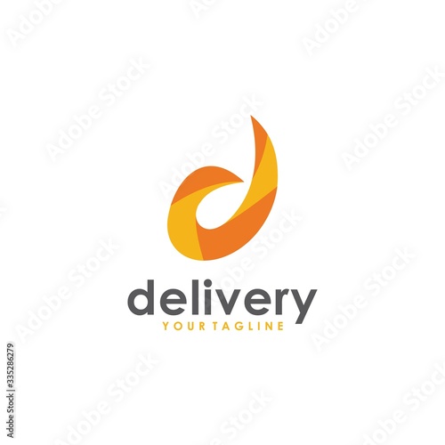 Delivery Logo Business and Abstract