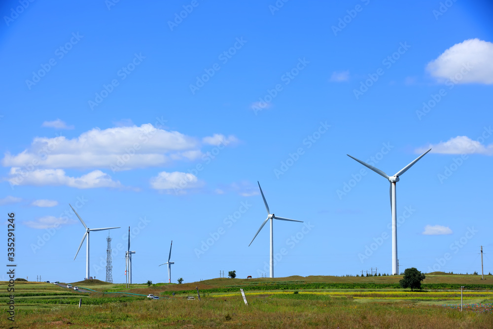 wind turbines