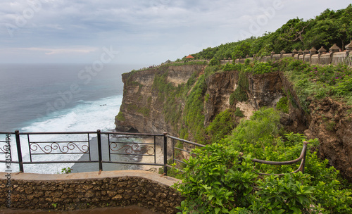 Landscape on the edge of the island of Bali