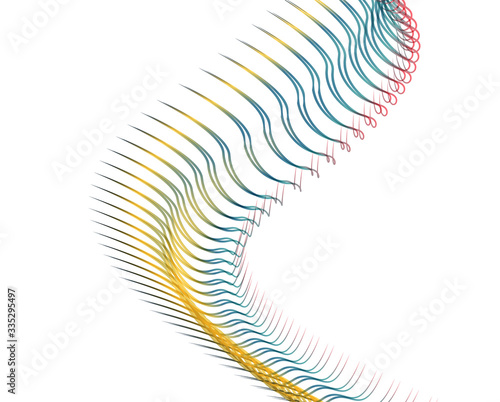 Abstract background blend wave line design for Wallpaper, Banner, Background, Card, Book Illustration, landing page