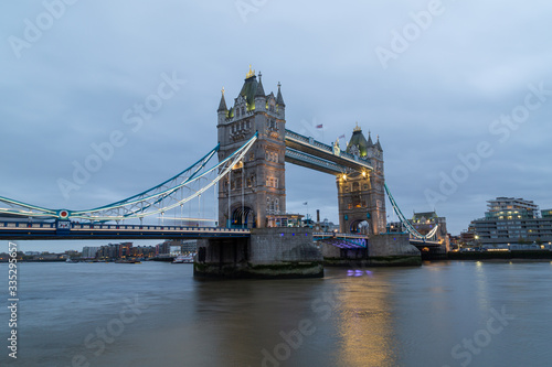Tower Bridge  London  night