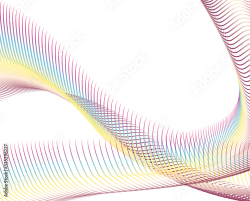 Abstract background blend wave line design for Wallpaper, Banner, Background, Card, Book Illustration, landing page