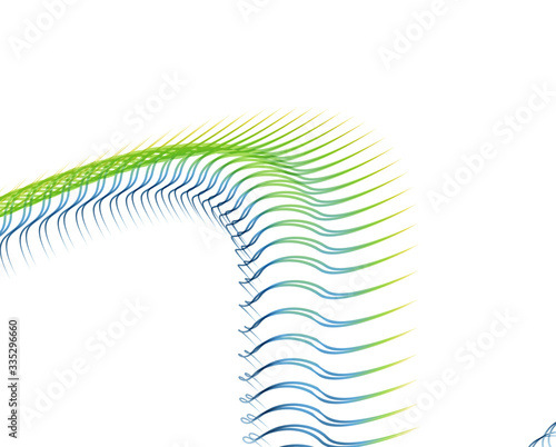 Abstract background blend wave line design for Wallpaper, Banner, Background, Card, Book Illustration, landing page