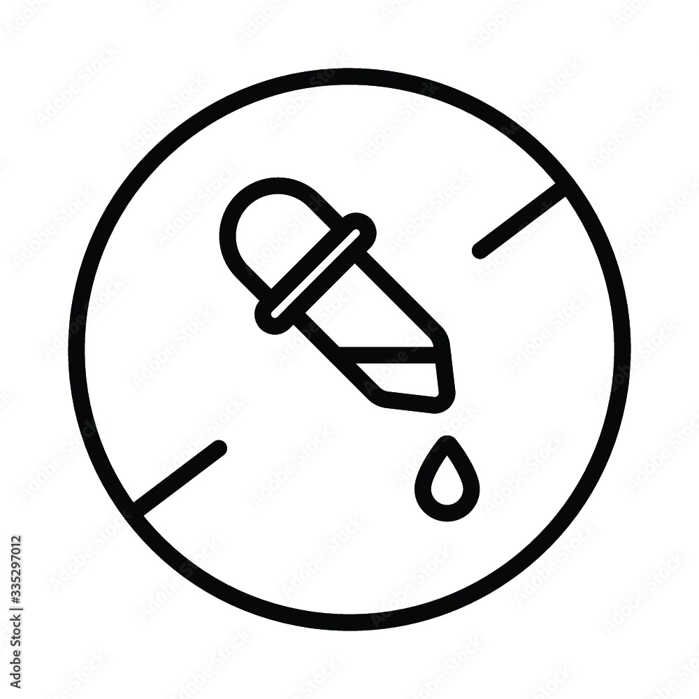 no artificials black outline icon no artificials black outline icon