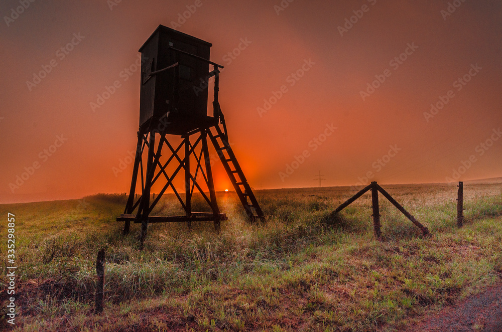 Naklejka premium Sonnenuntergang 