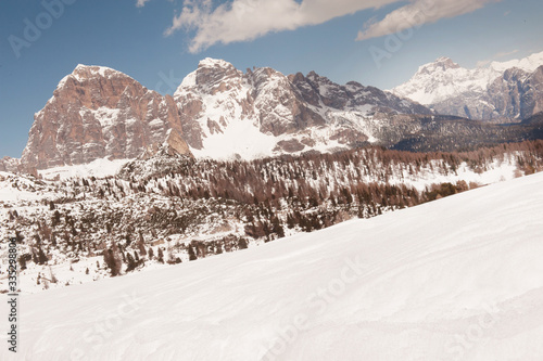 Paesaggio Dolomitici invernali