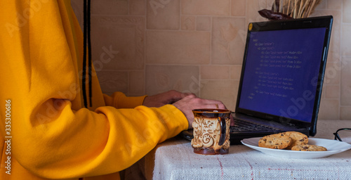 work at home in isolation