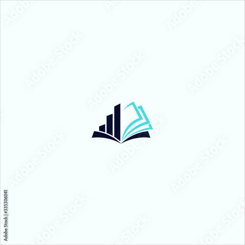book accounting logo design