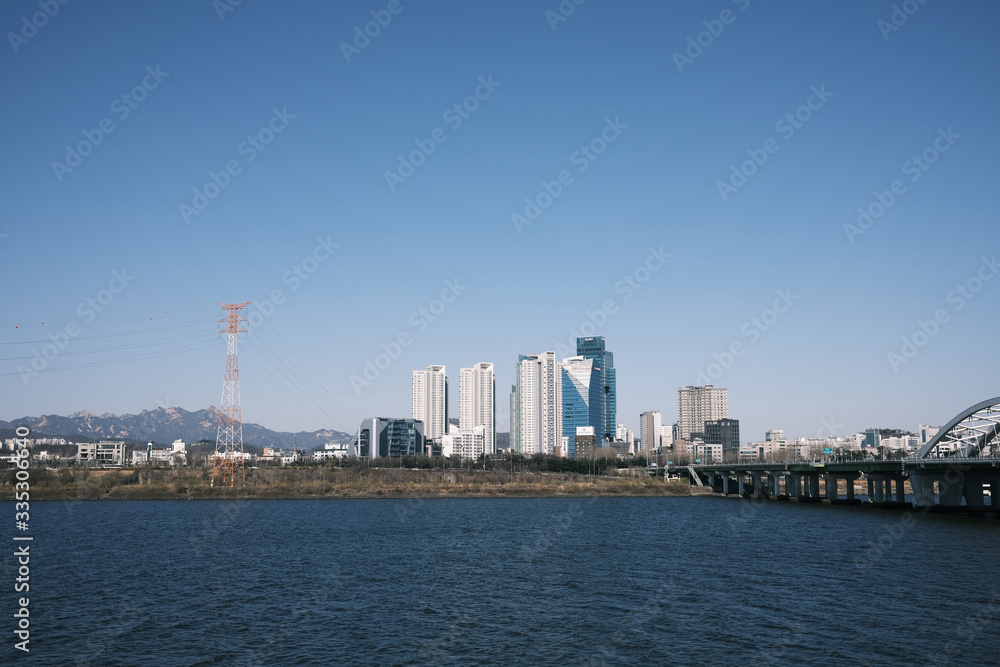 the ordinary scenery of Seoul in the middle of Covid-19 pandemic 