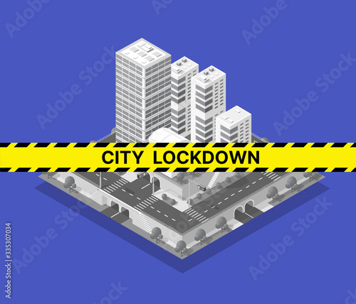 The blocked lockdown city is banned from
