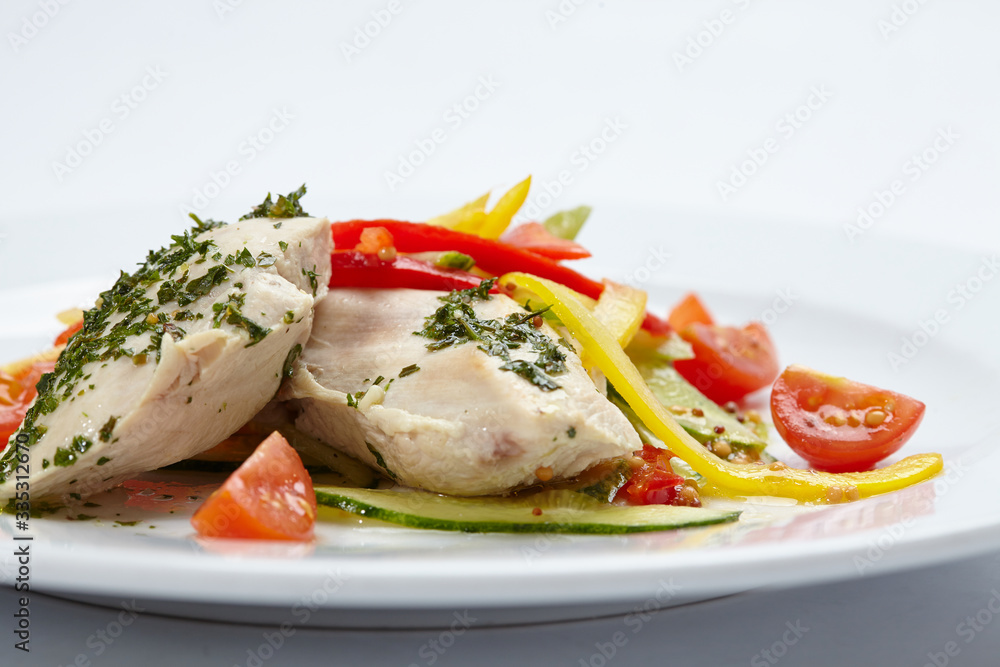 chicken with vegetables