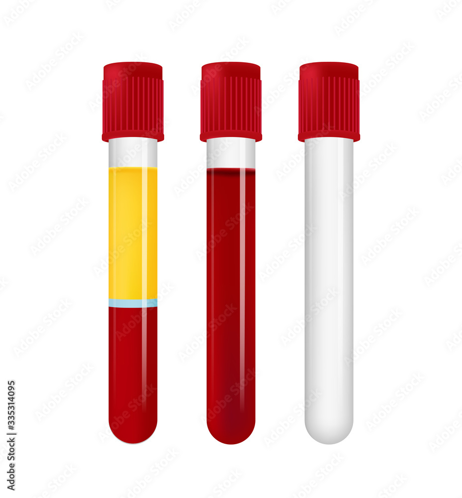 Vector illustration with blood cells and medical tube. Vector illustration with blood cells and medical tube.