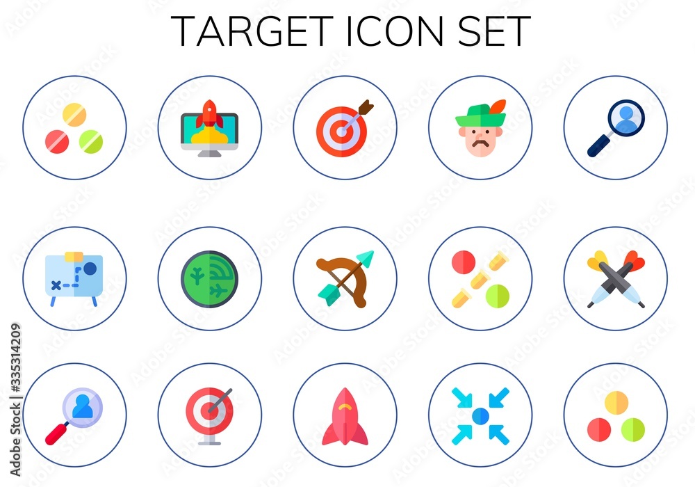 target icon set