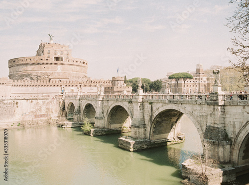 bridge in rome photo