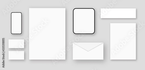 Set of mockups for corporate branding
