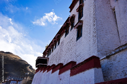 Tibetan Buddhism temple in Tibet, China  photo