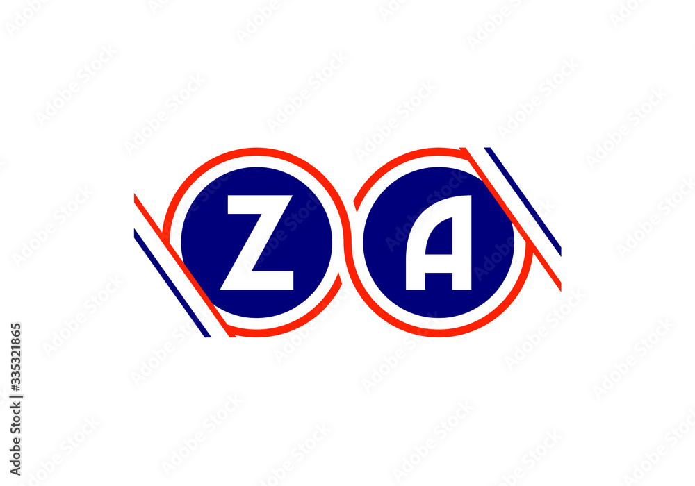 Z A Initial Letter Logo design vector template, Graphic Alphabet Symbol for Corporate Business Identity Z A Initial Letter Logo design vector template, Graphic Alphabet Symbol for Corporate Business Identity