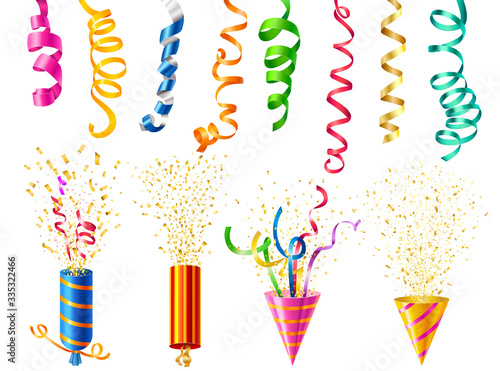 Realistic Party Popper Set