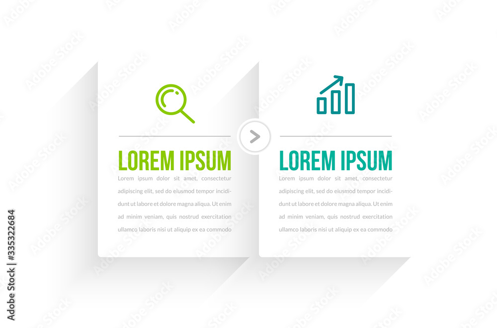 Minimal Business Infographics template. Timeline with 2 steps, options and marketing icons .Vector linear infographic with two conected elements. Can be use for presentation. Minimal Business Infographics template. Timeline with 2 steps, options and marketing icons .Vector linear infographic with two conected elements. Can be use for presentation.