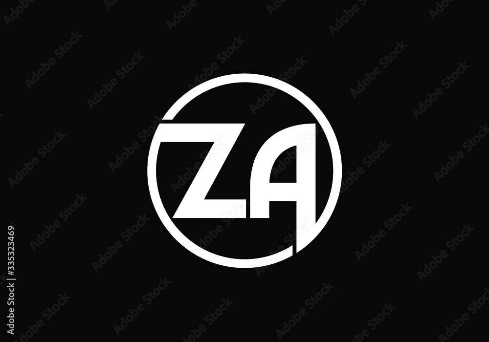 Z A Initial Letter Logo design vector template, Graphic Alphabet Symbol for Corporate Business Identity Z A Initial Letter Logo design vector template, Graphic Alphabet Symbol for Corporate Business Identity