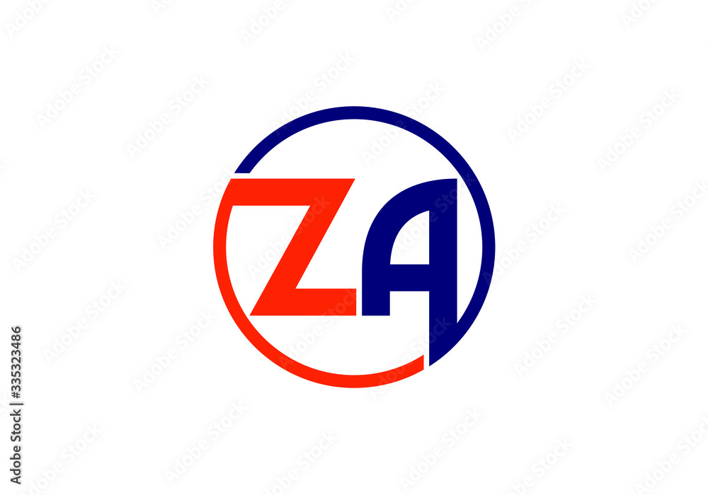 Z A Initial Letter Logo design vector template, Graphic Alphabet Symbol for Corporate Business Identity Z A Initial Letter Logo design vector template, Graphic Alphabet Symbol for Corporate Business Identity