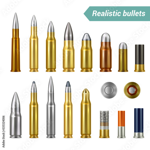 Bullets And Cartridges Realistic Set