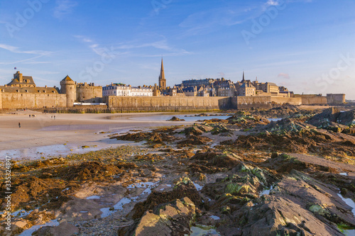 skyline of Saint Malo from ...