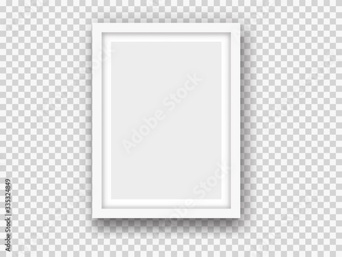 White picture or photo frame mockup