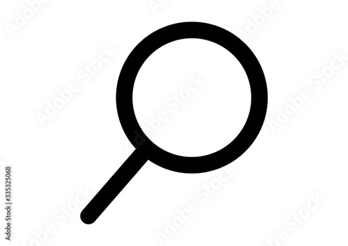 search and magnifying glass icon