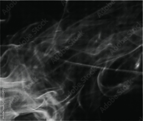 Abstract white smoke texture on black background