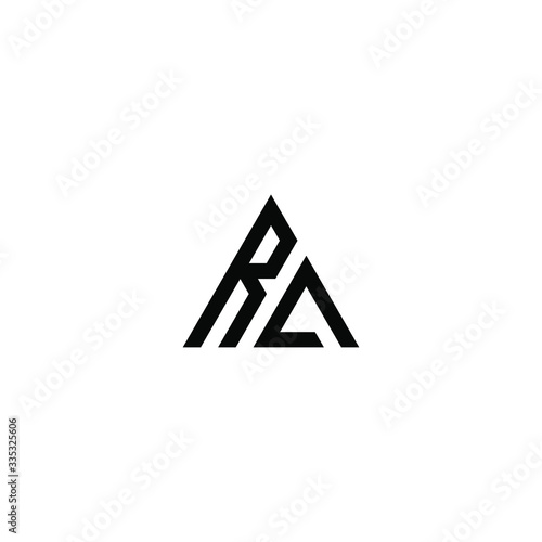 RA LETTER VECTOR LOGO ABSTRACT TEMPLATE