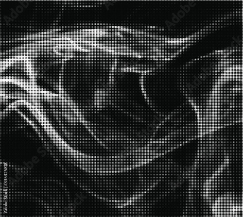 Abstract white smoke texture on black background