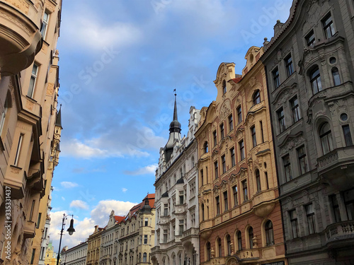 The beautiful street of Prague