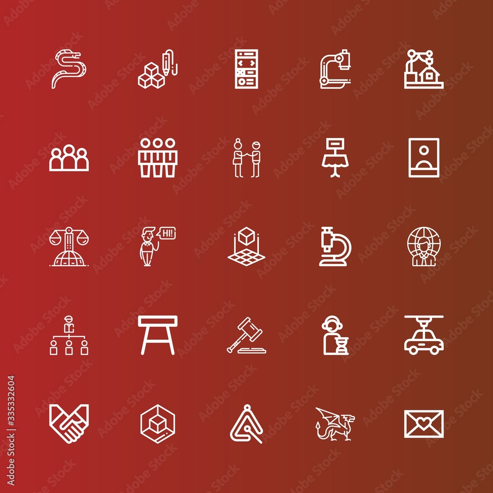 Editable 25 corporate icons for web and mobile Editable 25 corporate icons for web and mobile