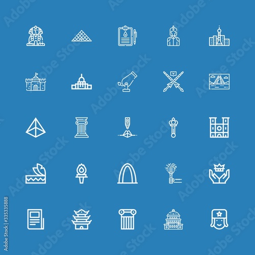 Editable 25 history icons for web and mobile
