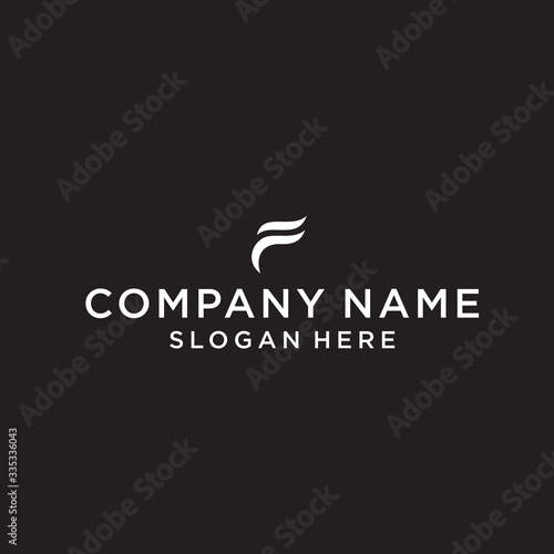 F fire vector logo icon designs