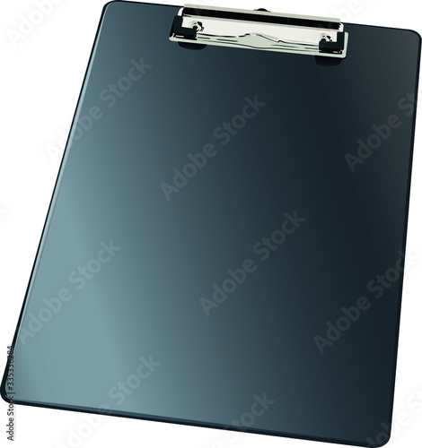 tablet for paper realistic vector illustration isolated