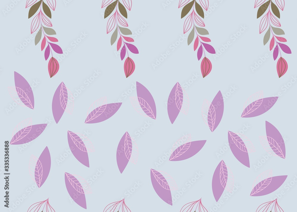 Seamless Pattern Floral Illustration Seamless Pattern Floral Illustration
