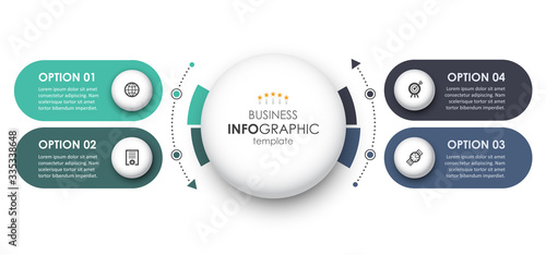 Vector infographic template