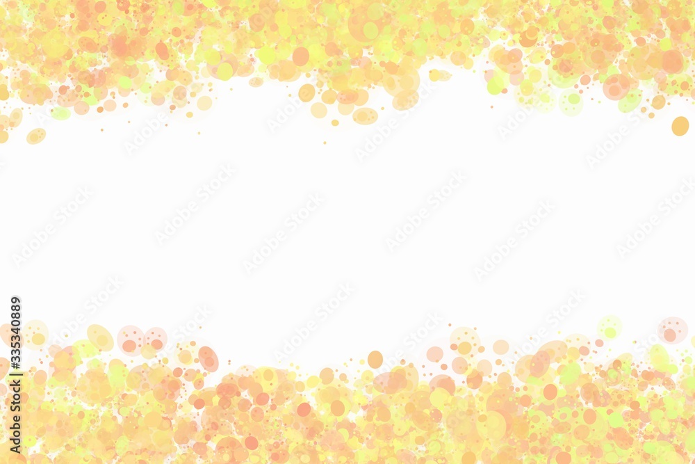 Colorful dot background frame illustration for card design