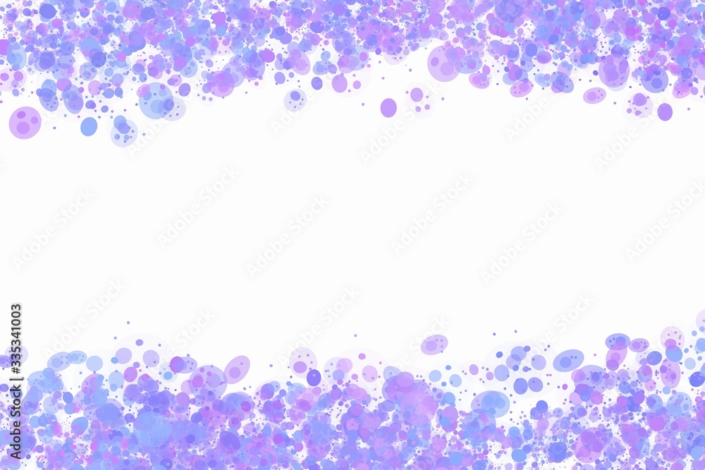 Colorful dot background frame illustration for card design