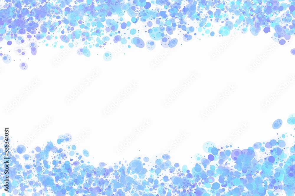 Fototapeta premium Colorful dot background frame illustration for card design